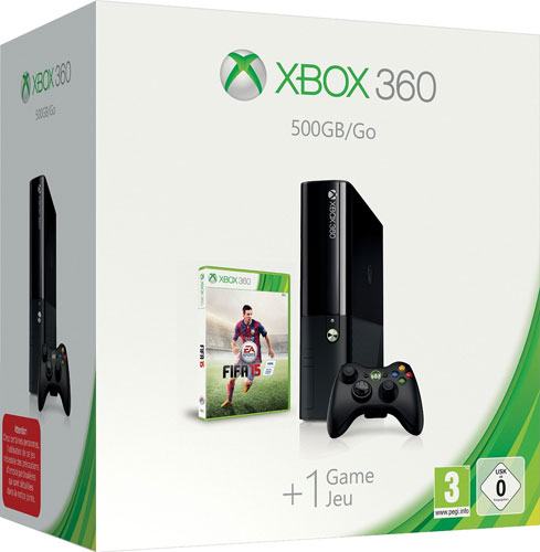  Microsoft XBOX 360 Konsolen Bundle inkl. FIFA 15, Slim, 500GB günstig kaufen NEU