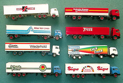 8 Verschiedene Wiking Lkw Modelle fr die Modelleisenbahn