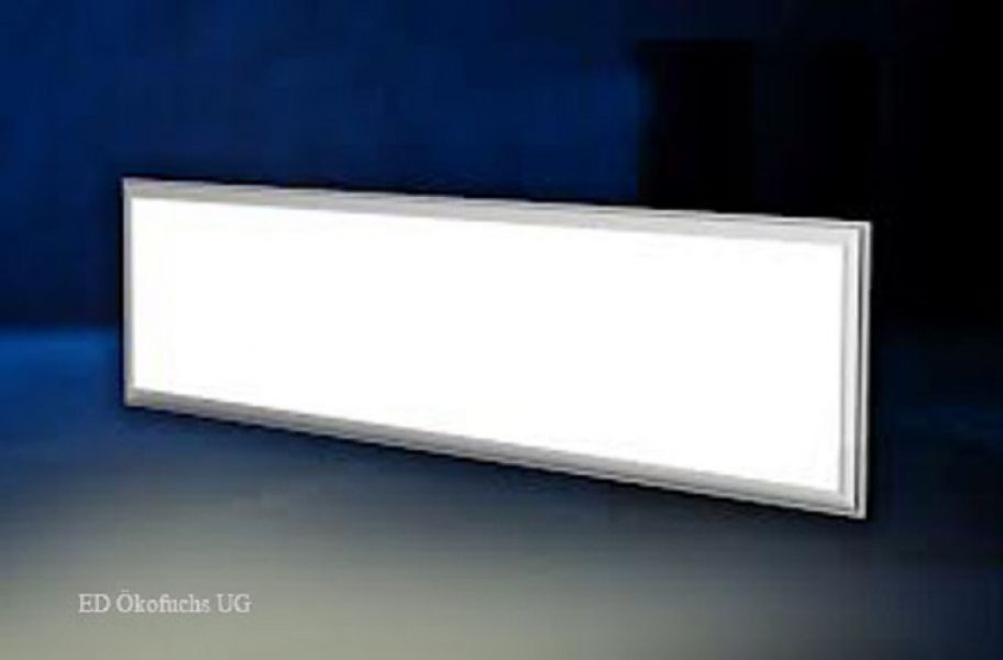 LED Deckenpanel, Einbaupanel, Pendellampe 36W - 300x1200mm