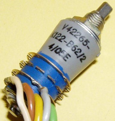 Stufendrehschalter V42265-K122-B62/2 4/05E