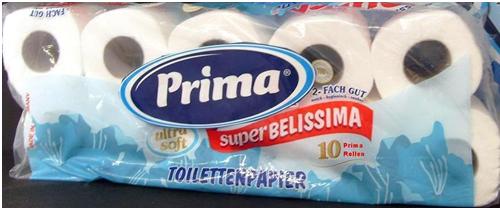 Prima Toilettenpapier 2 lagig