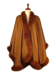 Damen Cape aus Alpakastoff