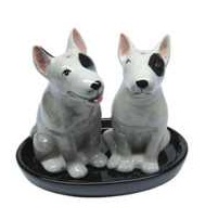 Bullterrier,  Salz und Pfefferstreuer, Neu, 