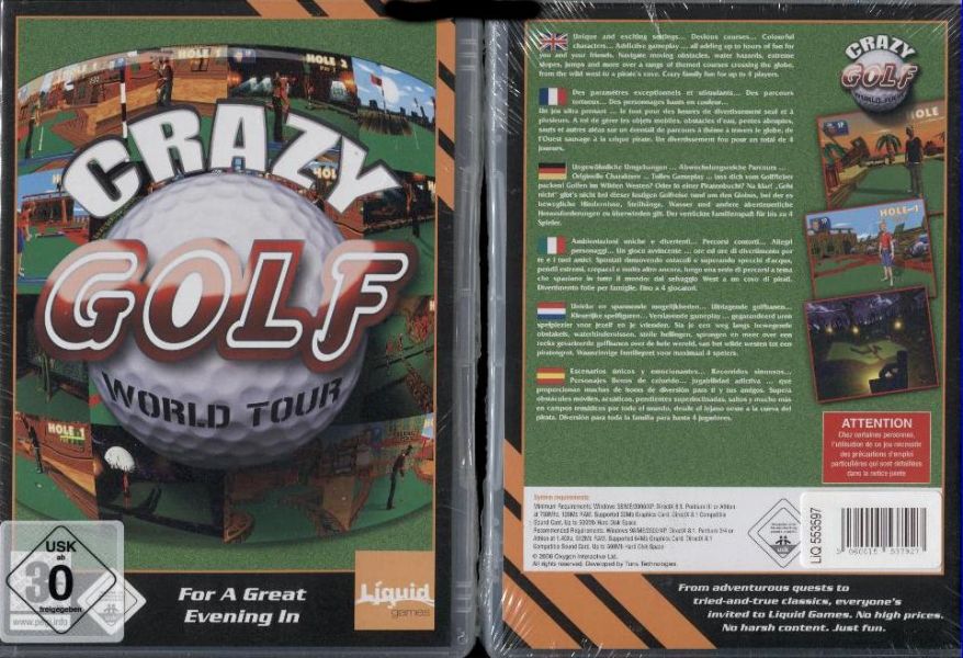 Worms Crazy Golf fr PC !! tolles Game !! Neu !! Topp-Preis !!