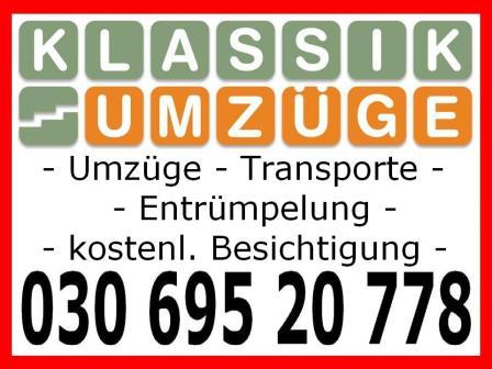 Transporte - Umzge - Sozialumzge - kostenl. Besichtigung