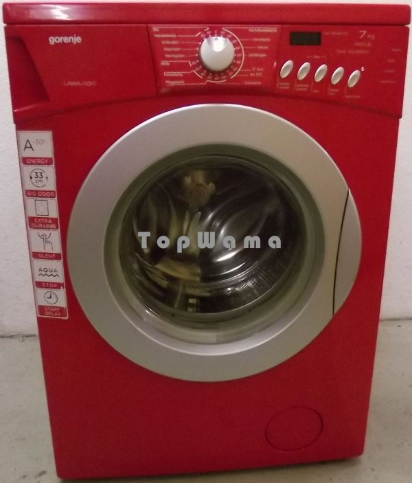 Waschmaschine GORENJE- ROT / 24 Std.-Geld zurck GARANTIE