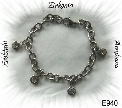 Superschnes Bettelarmband mit Zirkonia