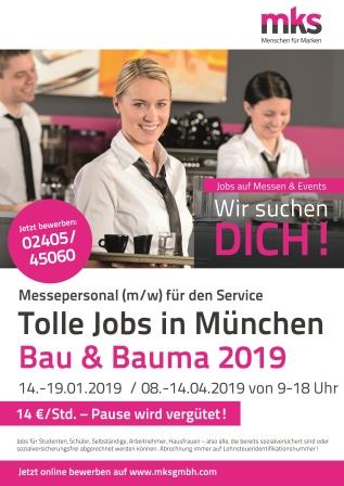14 €/Std. - Studentenjobs (w/m) 14.01.-20.01.2019 in München!