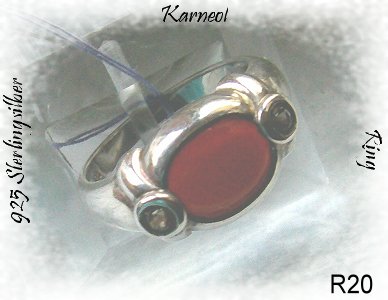 Ring mit dem feurigem Karneol
