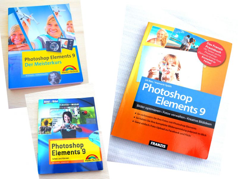 3 Bcher ---- Photoshop Elements 9 - Spar-Paket - mit Bilder und vielen Infos 