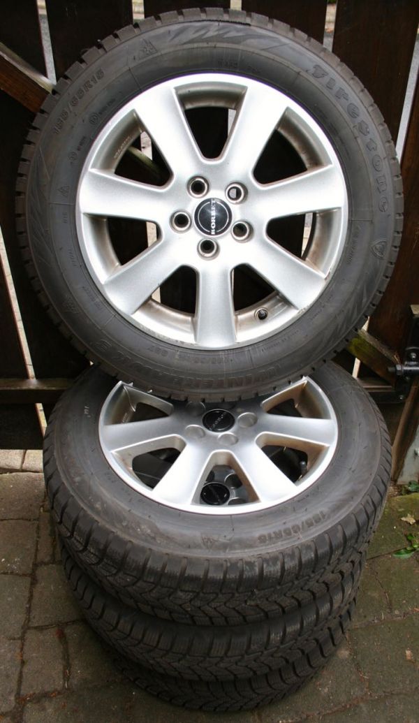 4 Firestone Winterreifen Alfa 147/ Borbet Alufelge 185/65/15 TOP