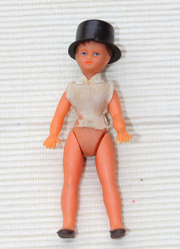 Raritt - Brutigam - kleine Puppe um 1960 - Weichplastik - Vintage 
