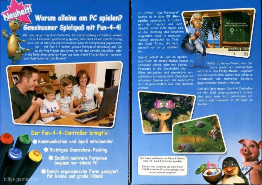 Urmel - Das Partyspiel !! inkl. Fun-4-4 Control. !! super Spa !!